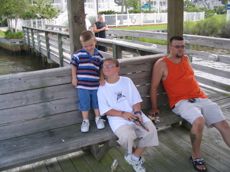 Jordan and his little cousin - Myrtle Beach