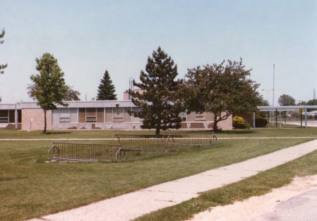 Bike rack Pennow Elementary School