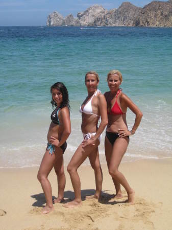 the 3 babes on the beach