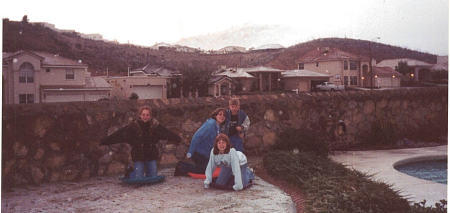 Backyard snow - El Paso, Texas - November 2000