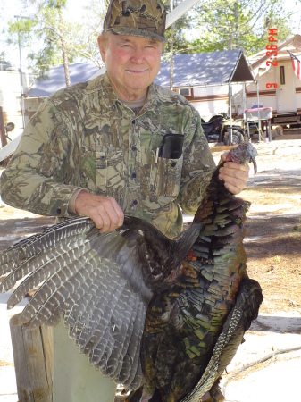 Papa with his turkey