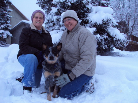 Walt & Dale with Darwin - Christmas 2009