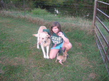 Jamie and our dogs, Jake and Daisy