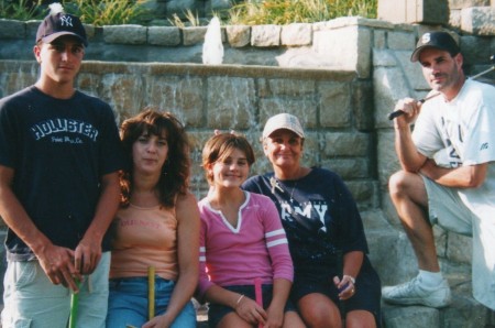 Matt, Me, Bailey, Grandma, & Kev 2002