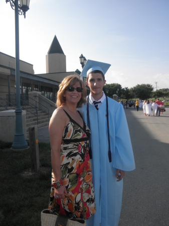 The proud mom!!! And happy son!