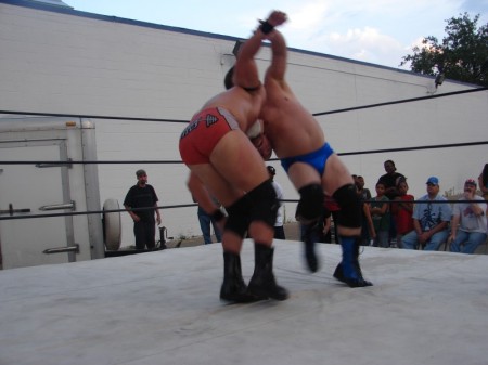 wrestling at flea market