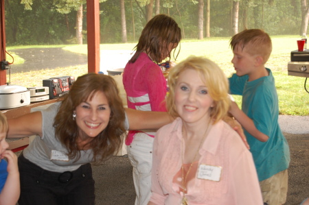 Jill Loebrich and Wendy Jones (Herb's wife)