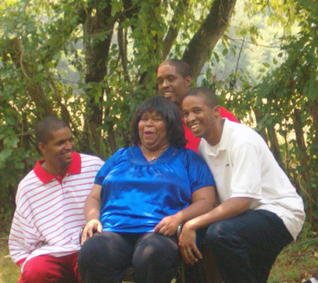 Mother-inlaw Janet and the her sons