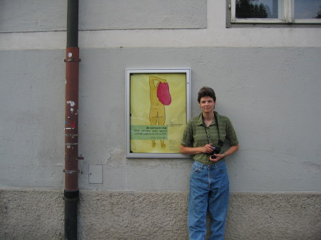 Against a wall Salzburg, Austria