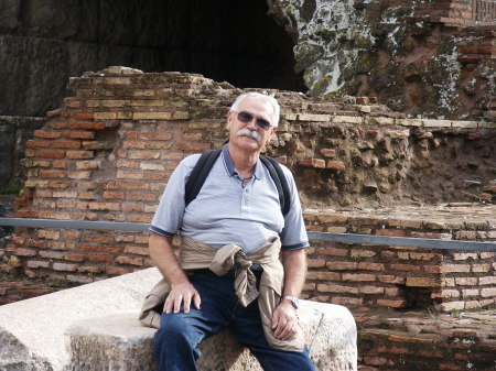 Chuck in the Roman Forum Nov 2008