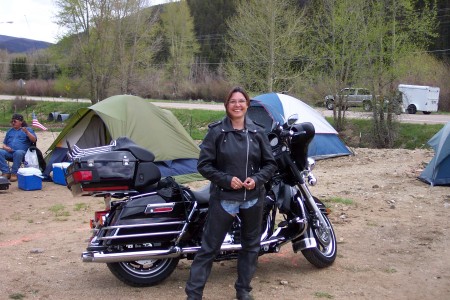 My 2 sweethearts in Red River, NM