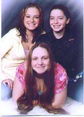 my daughters, amanda, brittany, ashley in 2006