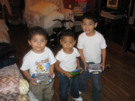 My sons and nephew