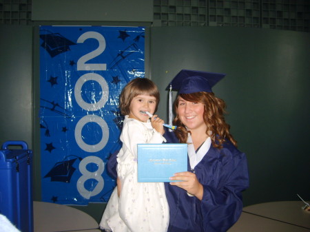 Laura at her graduation CLASS OF 2008!