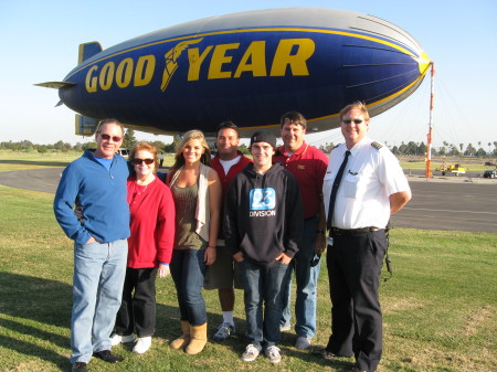 Good Year Blimp Ride Carson, California