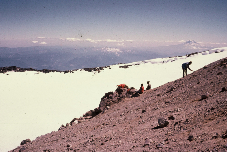 Summit crater