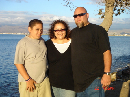 My Son Chris, me and my honey Jorge