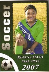 grandbaby kianna is a soccer player