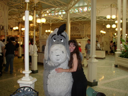 With Eeyore in Disney 6/29/08