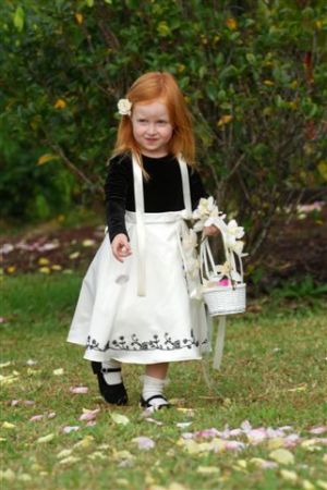 Keira as the flower girl