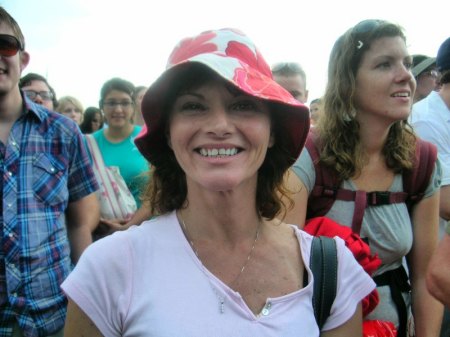 At the Newport Folk Festival