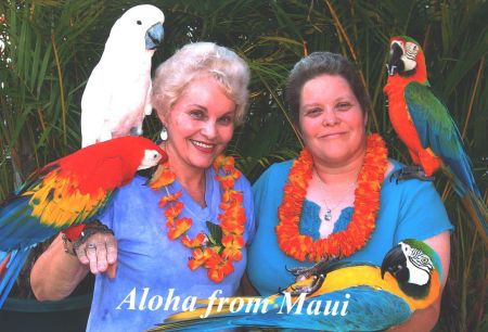 Mom and I in Maui