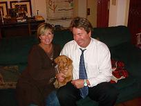 Bob and Patty with our newest Puppy Mason