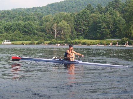 Sculling on the Connecticut River