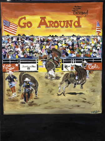 Painting of Movie Poster " Go Around "