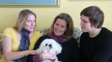 Susan Hickam Castellana and her kids.