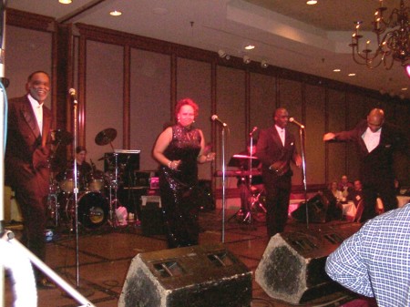 On Stage with the Platters