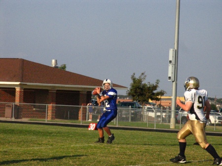 Aaron at quarterback