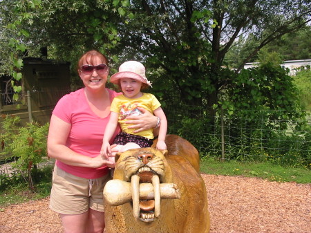 Amanda and I at Zoo