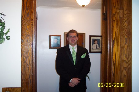 Jerrod before the prom