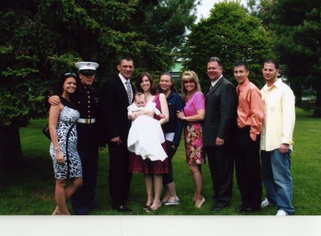 Granddaughter Teagan Lyn's Christening