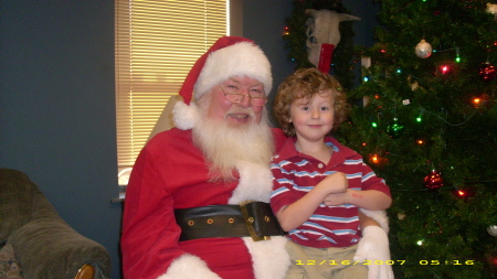 Justin & Santa '07