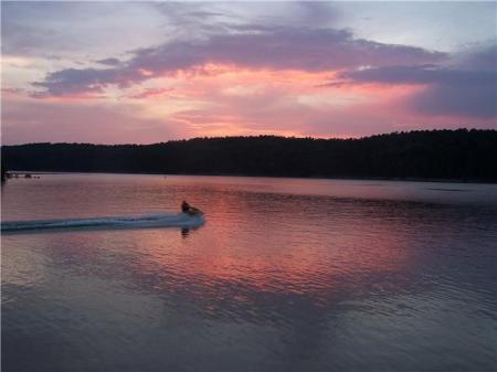 Arkansas Lake Sunset