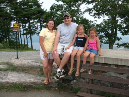 The fam on top of Prospect Mtn in the 'dacks