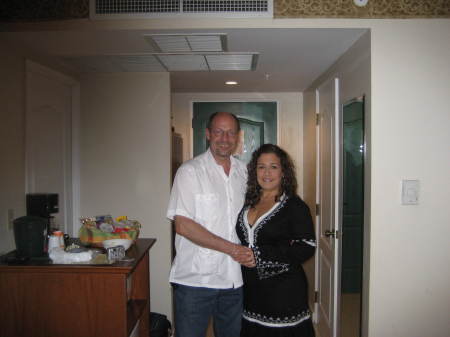 hubby and me in Panama