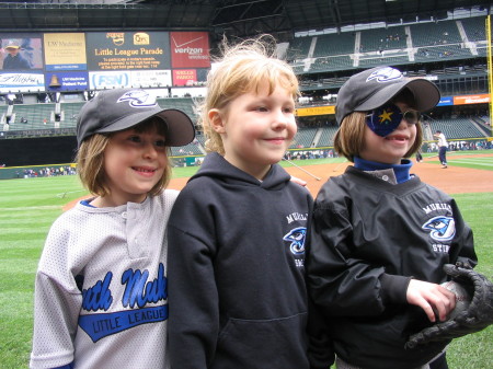 National Little League day at Safeco Field