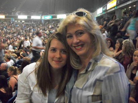 Daughter and I at concert