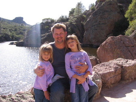 Hiking with my daughters