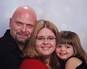 Me, The wife and my baby girl!