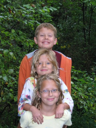 Jack, Lily, and Anna in Natural Bridge, VA