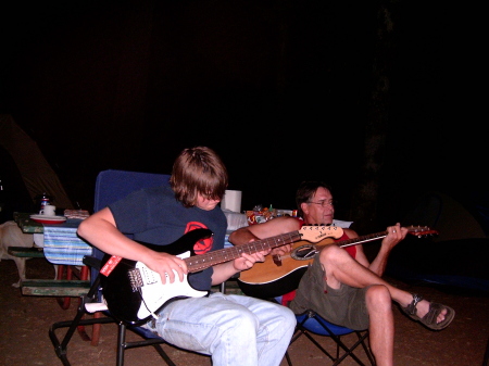 Tyler and myself jammin'