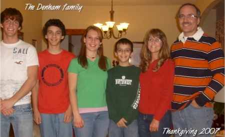 Denham family, Thanksgiving '07