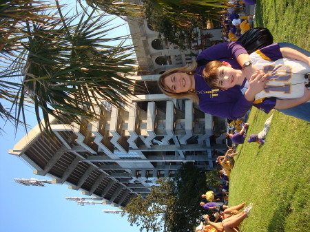 Kacie and Orry at Tiger Stadium