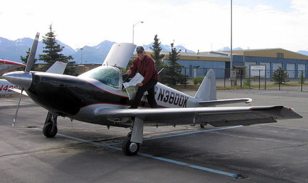 Jim and Swift in Anchorage (Jun 2007)