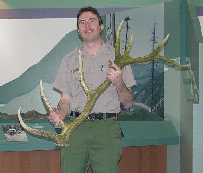 Ranger Mike at the office, 2004