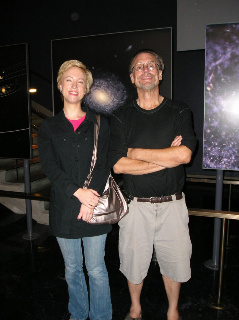 With friend at Griffith observatory